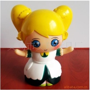 供应搪胶工艺品 义乌PVC玩具